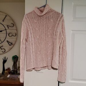 Knit turtleneck sweater   